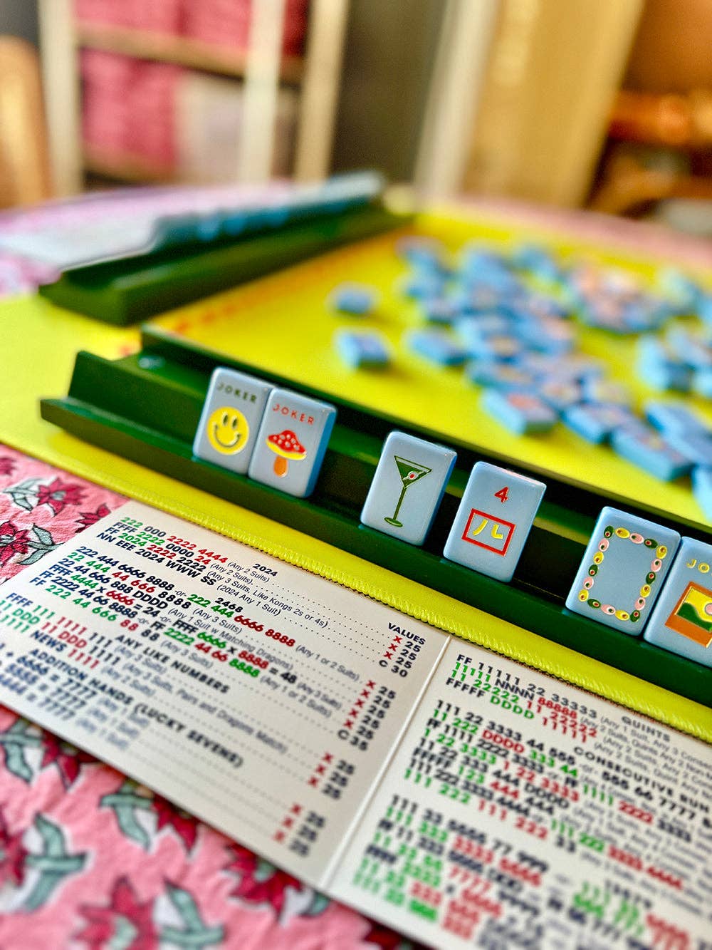 Mahjong Racks & Pushers (Set of 4) - BAY WINDOW