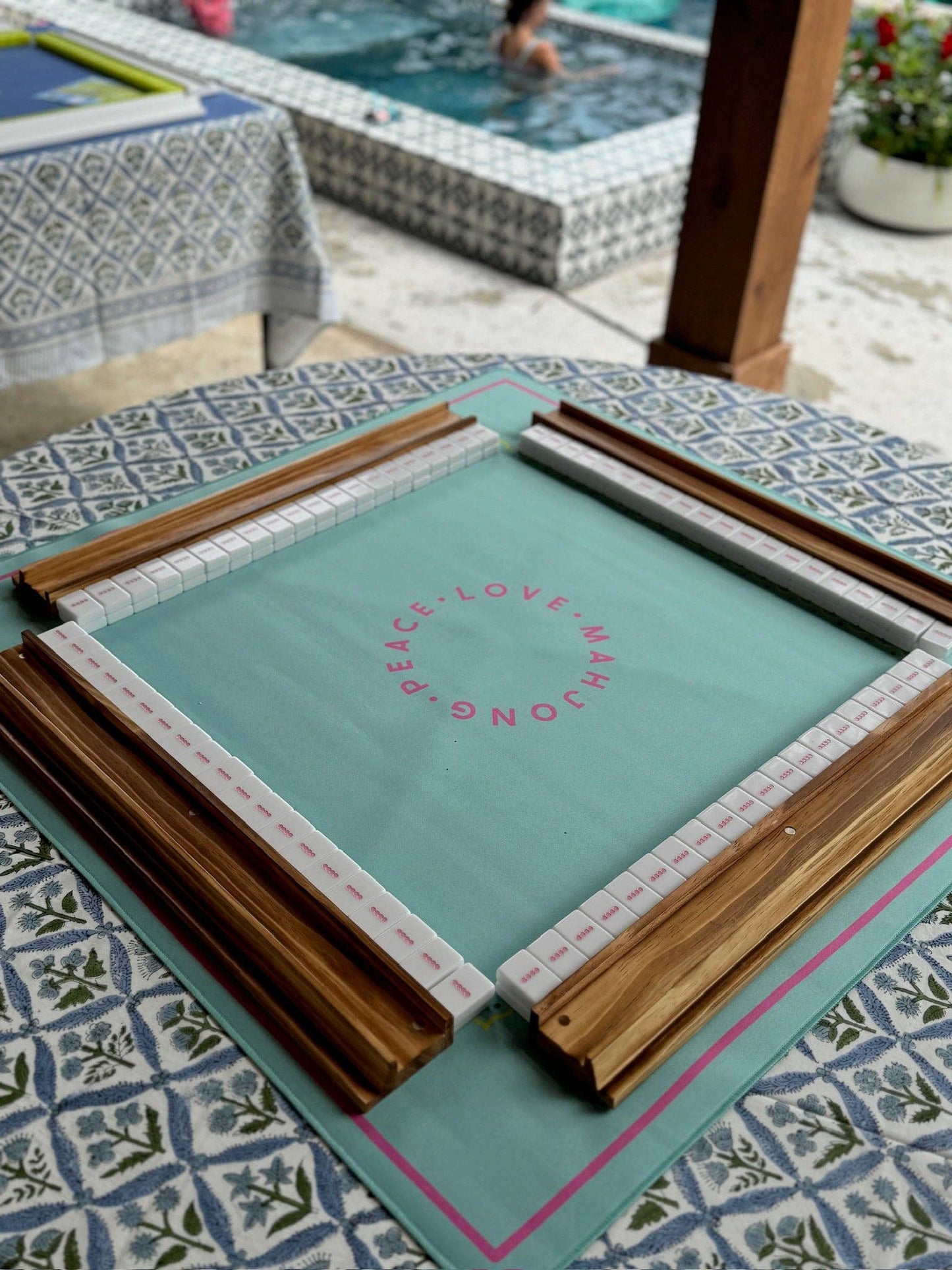 Mahjong Racks & Pushers (Set of 4) - BAY WINDOW