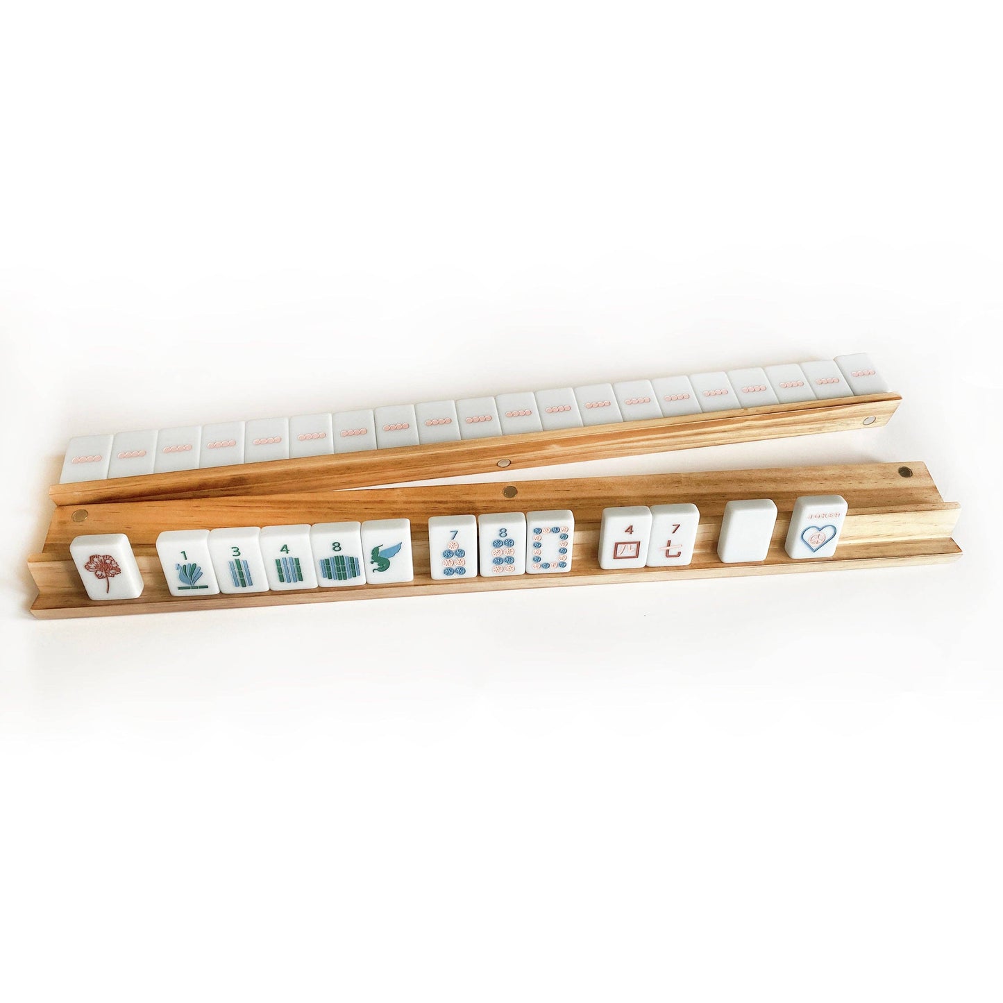 Mahjong Racks & Pushers (Set of 4) - BAY WINDOW