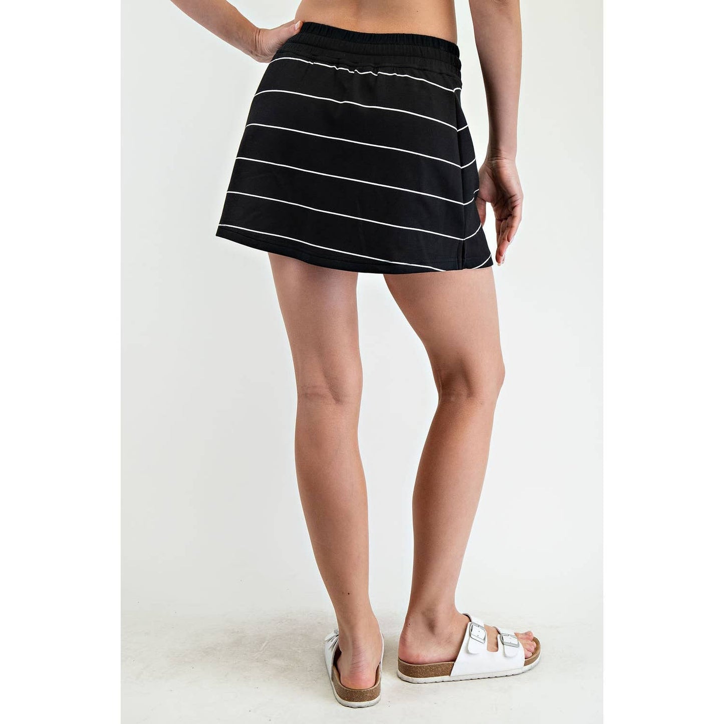 Modal Scuba Stripe Skort - BAY WINDOW