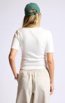Street Fest Scoop Neck Top - White - BAY WINDOW