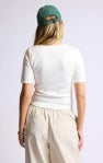 Street Fest Scoop Neck Top - White - BAY WINDOW