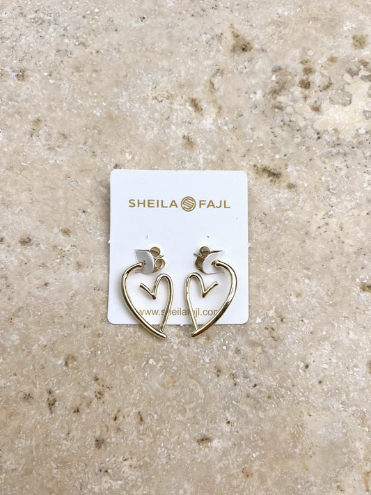 Shiny Sarina Studs - BAY WINDOW