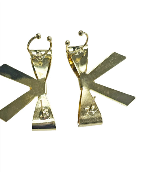 Shiny Small Camilla Studs - BAY WINDOW