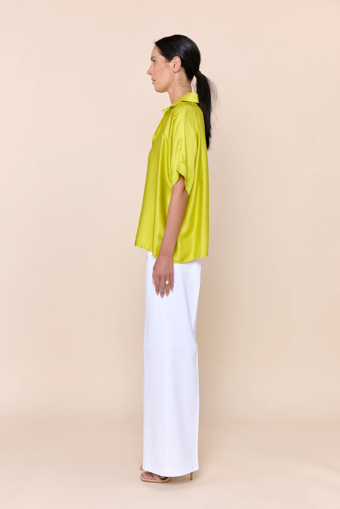 Farrah Collared Top - BAY WINDOW