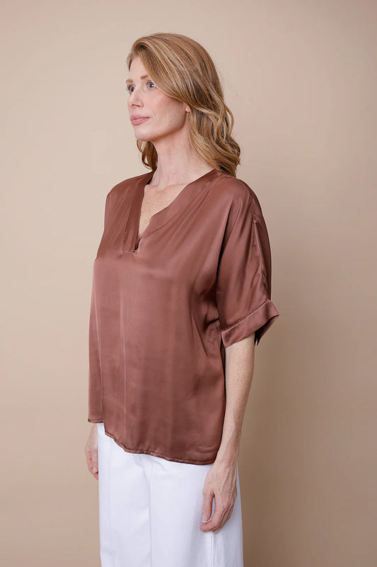 Tarryn Blouse - Toffee - BAY WINDOW