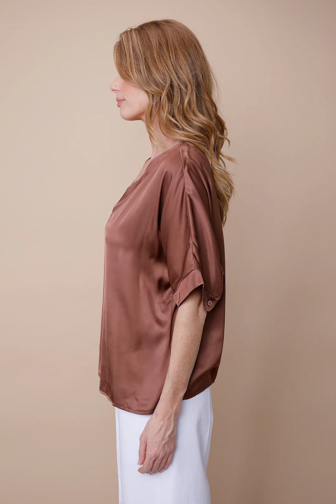 Tarryn Blouse - Toffee - BAY WINDOW