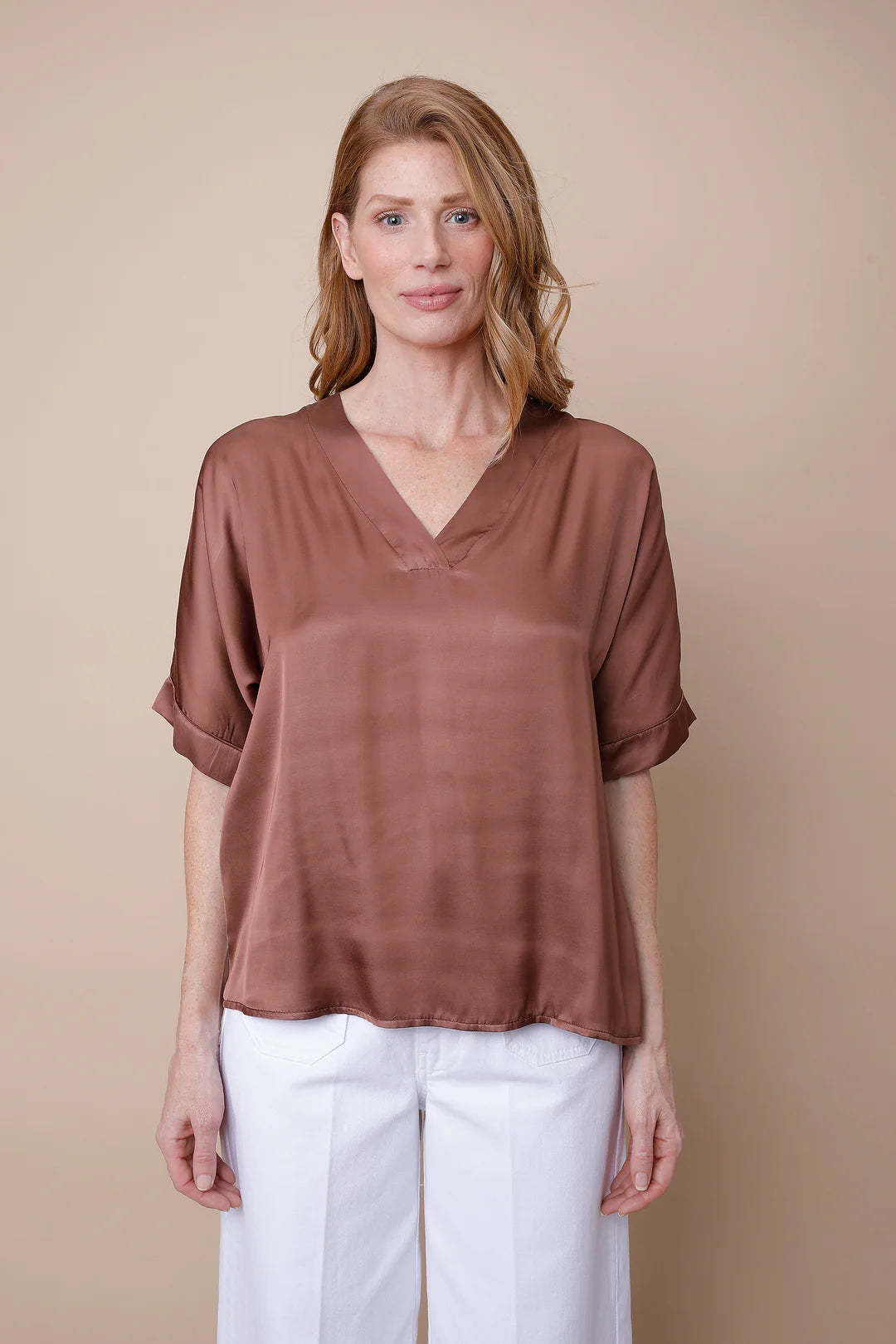 Tarryn Blouse - Toffee - BAY WINDOW
