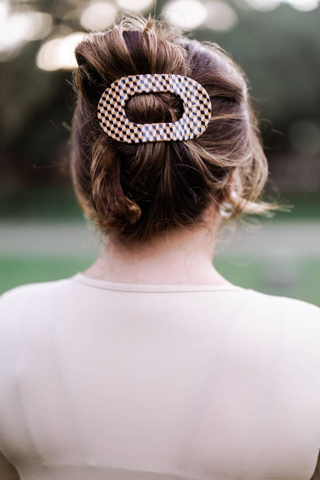 Round Flat Hair Clip | Large - BAY WINDOW