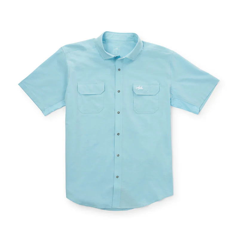 Rio Ultimate Outdoorblend Short Sleeve - Aqua - BAY WINDOW
