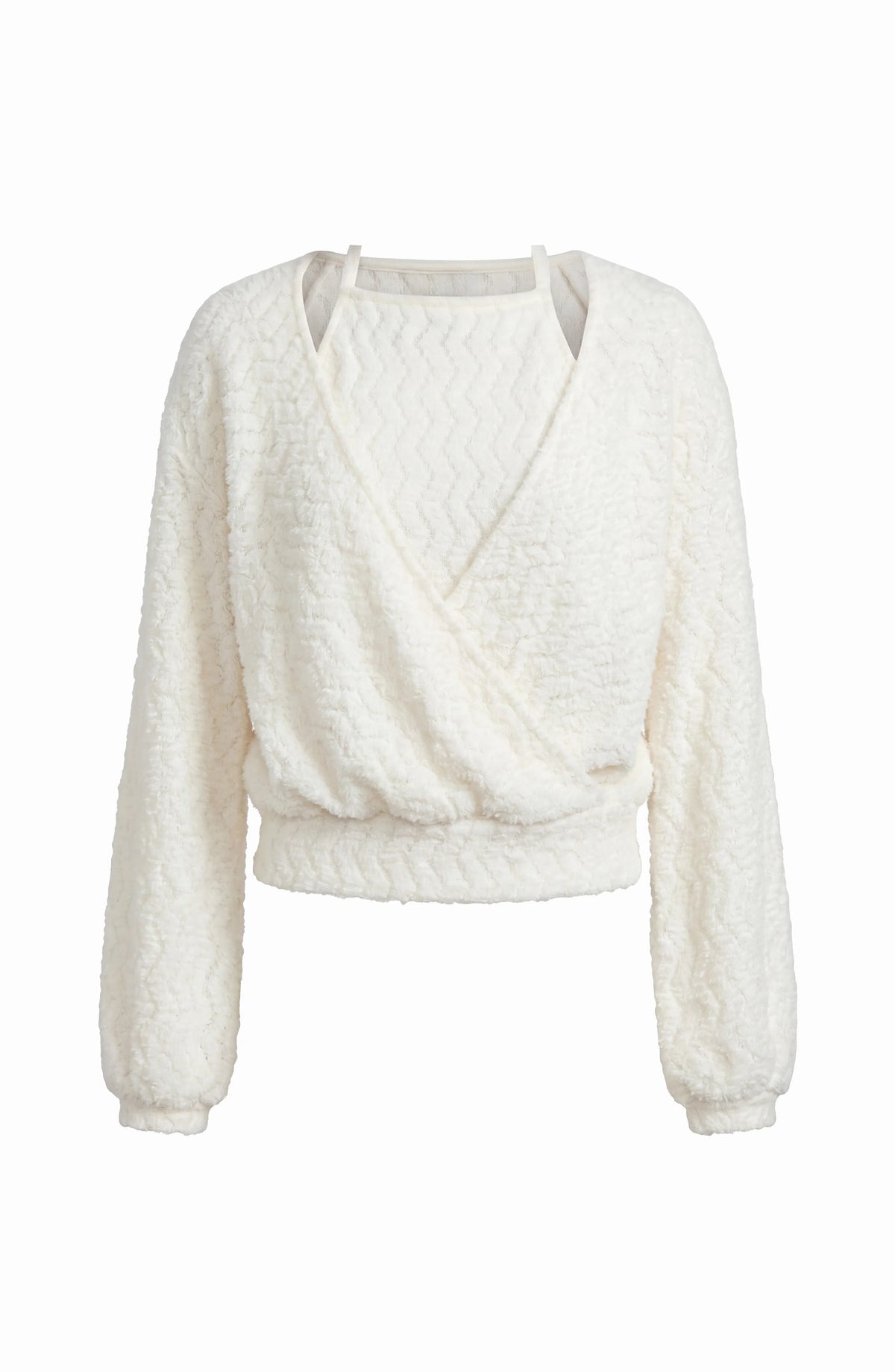 2-in-1 Halter Wrap Knit Top
