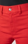 Lucy High Rise Clean Front Boot 32" - Sundance Red