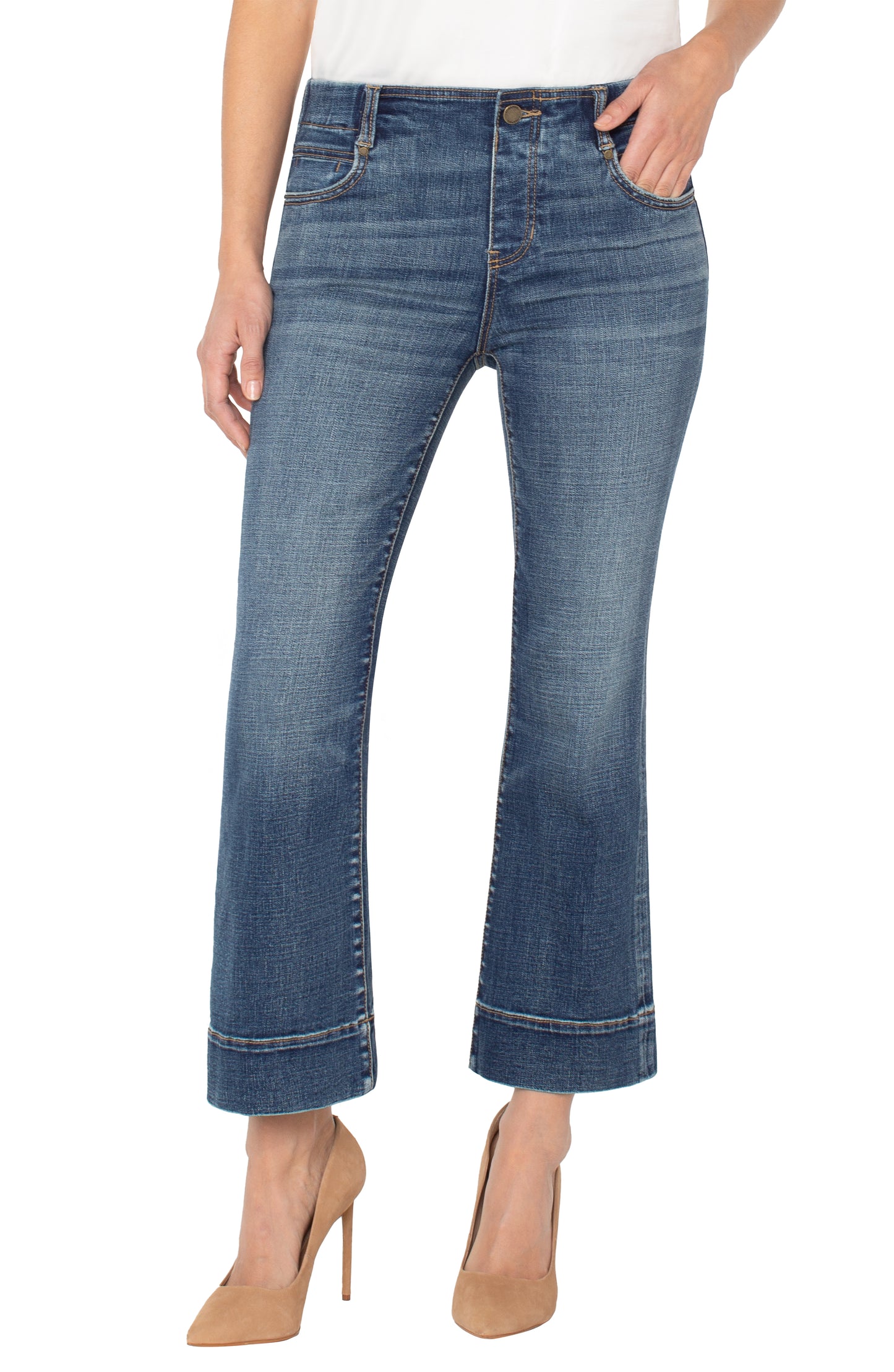 Gia Flare w/ Wide Hem 27' Inseam - Amana