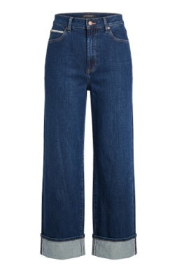 Selvedge Morgan Hi Rise Cuffed Wide Leg 30'