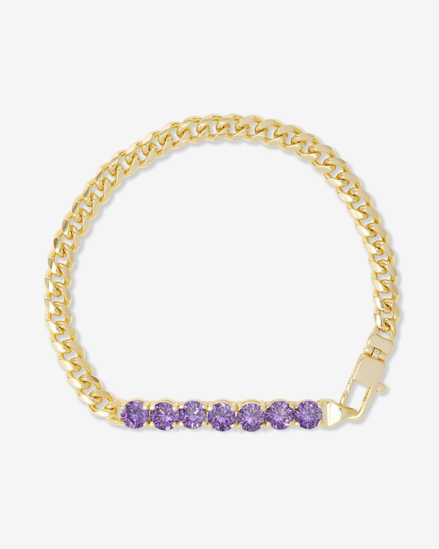 Julian Loves Amethyst Bracelet 5mm