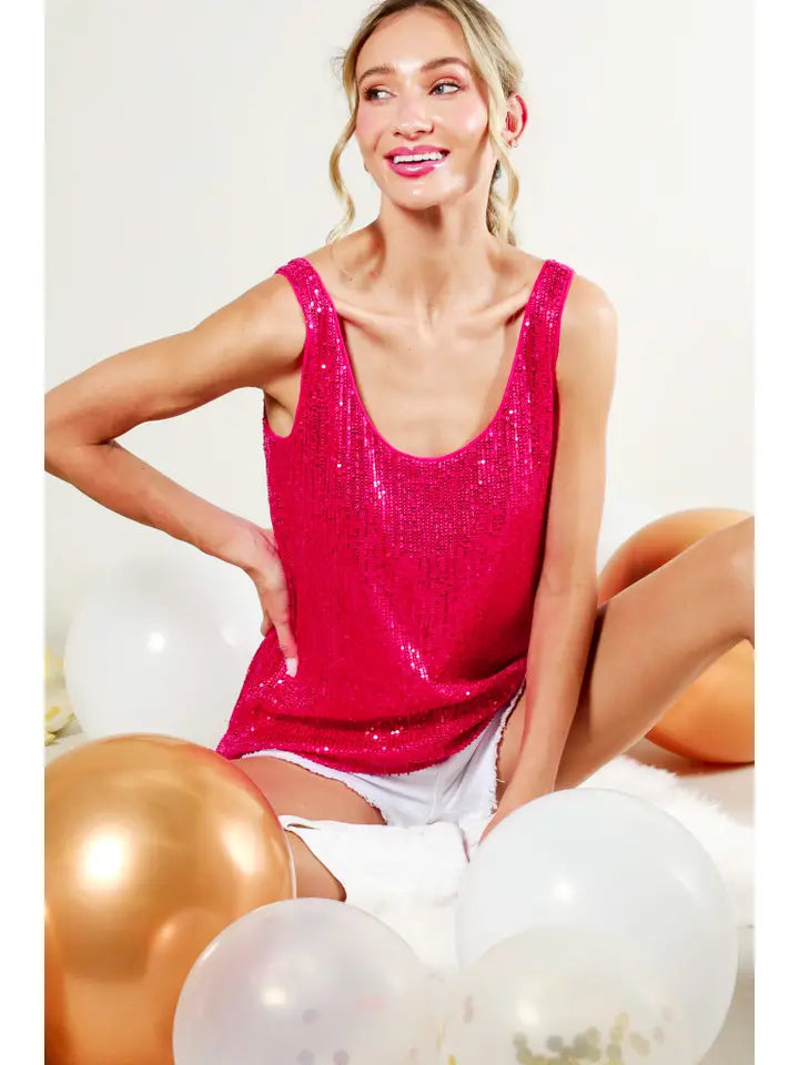 Sequin Tank - BAY WINDOW