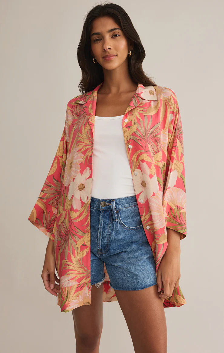 Gellar Barra Tropic Mini Dress - Sunset Pink - BAY WINDOW