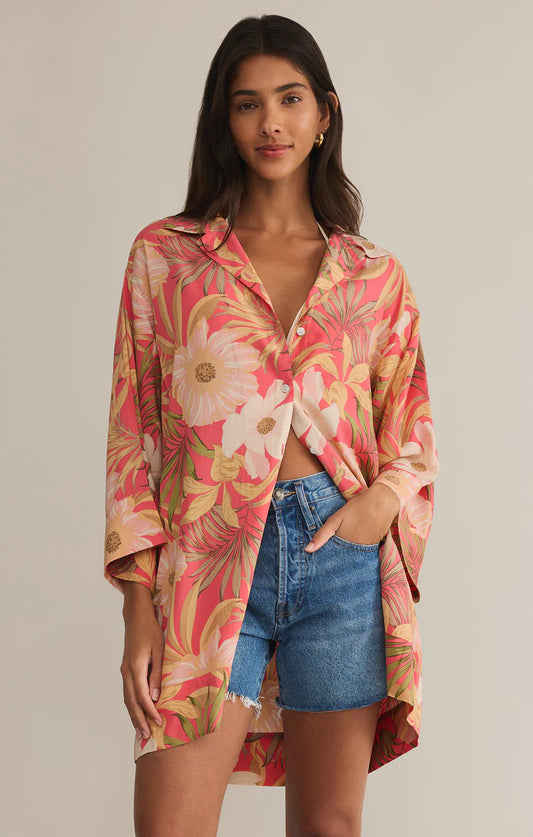 Gellar Barra Tropic Mini Dress - Sunset Pink - BAY WINDOW