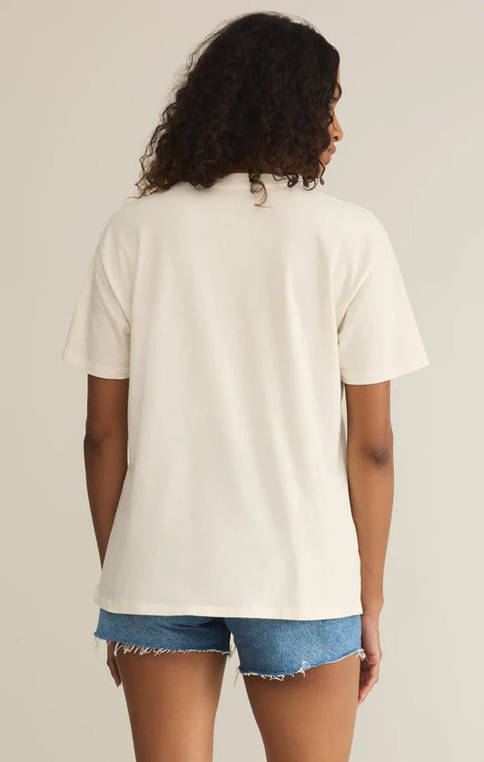 Vino Boyfriend Tee - Sea Salt - BAY WINDOW