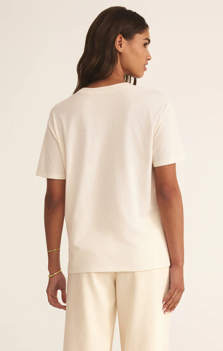 Cocktails Boyfriend Tee - Sea Salt - BAY WINDOW