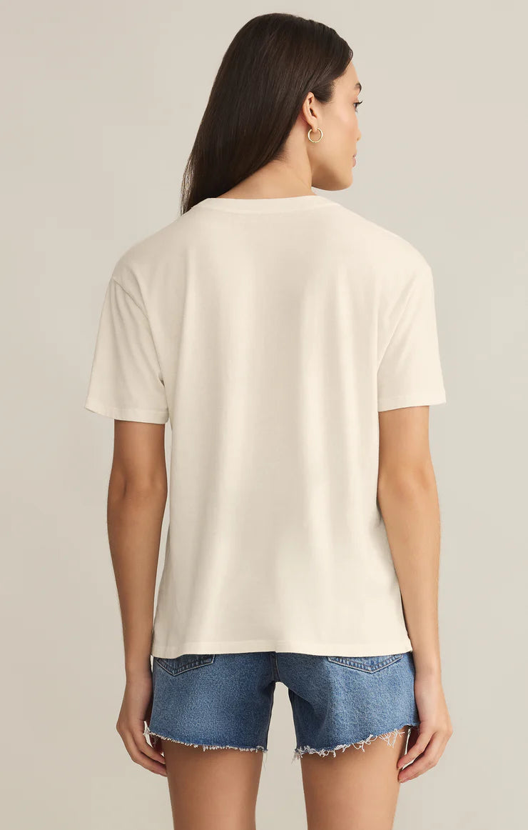 Fun & Sun Boyfriend Tee - Sea Salt - BAY WINDOW