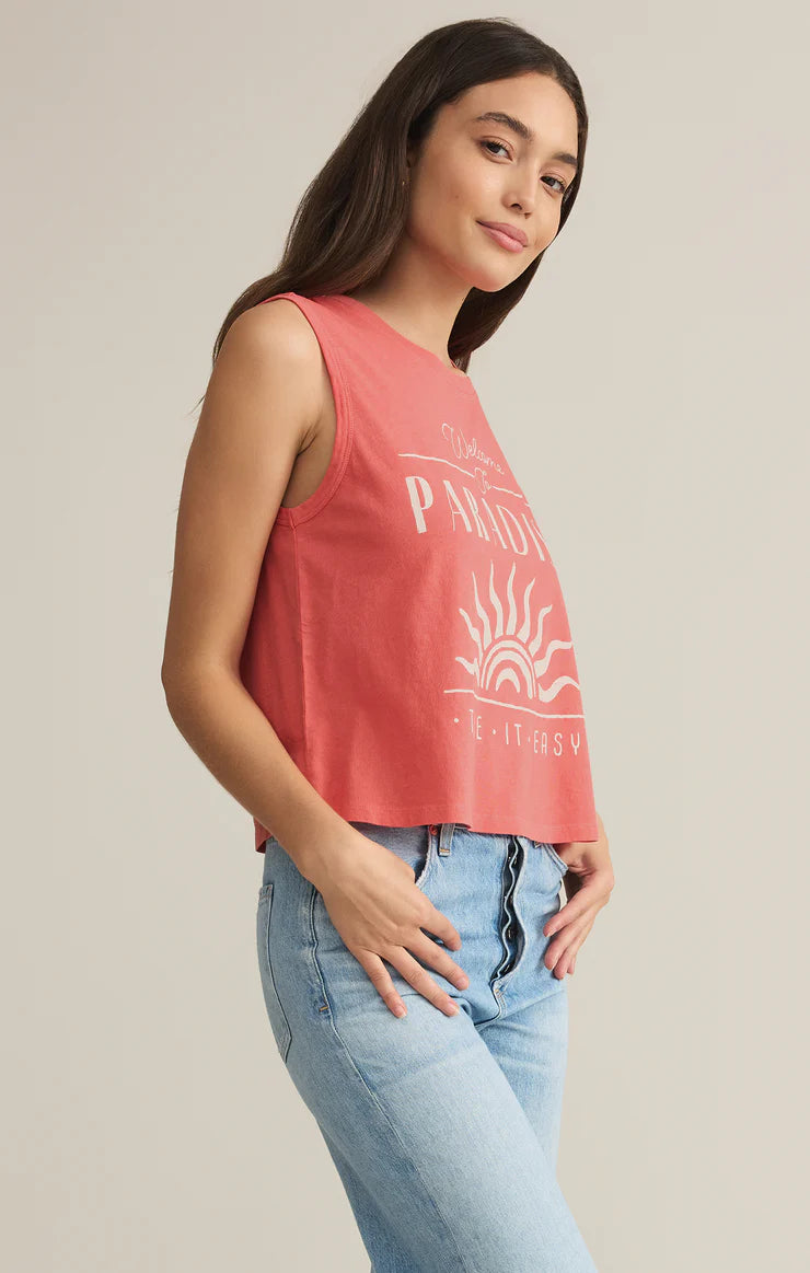 Paradise La Mer Tank - Sunset Pink - BAY WINDOW