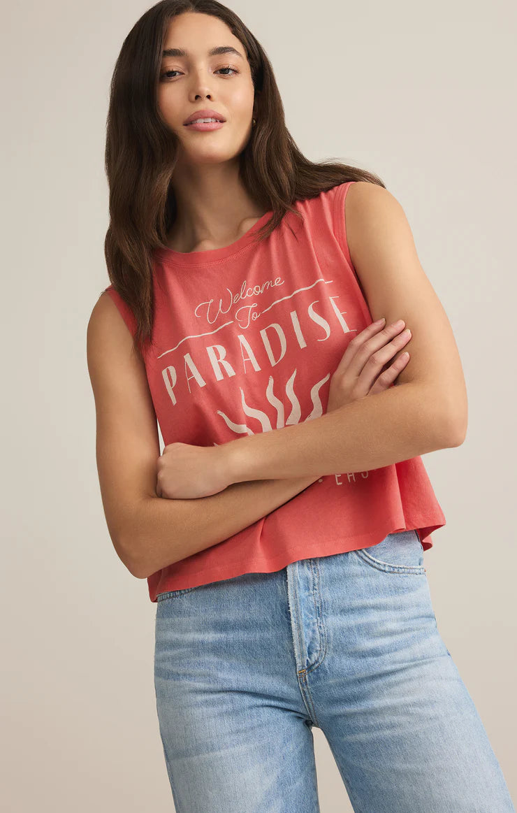 Paradise La Mer Tank - Sunset Pink - BAY WINDOW
