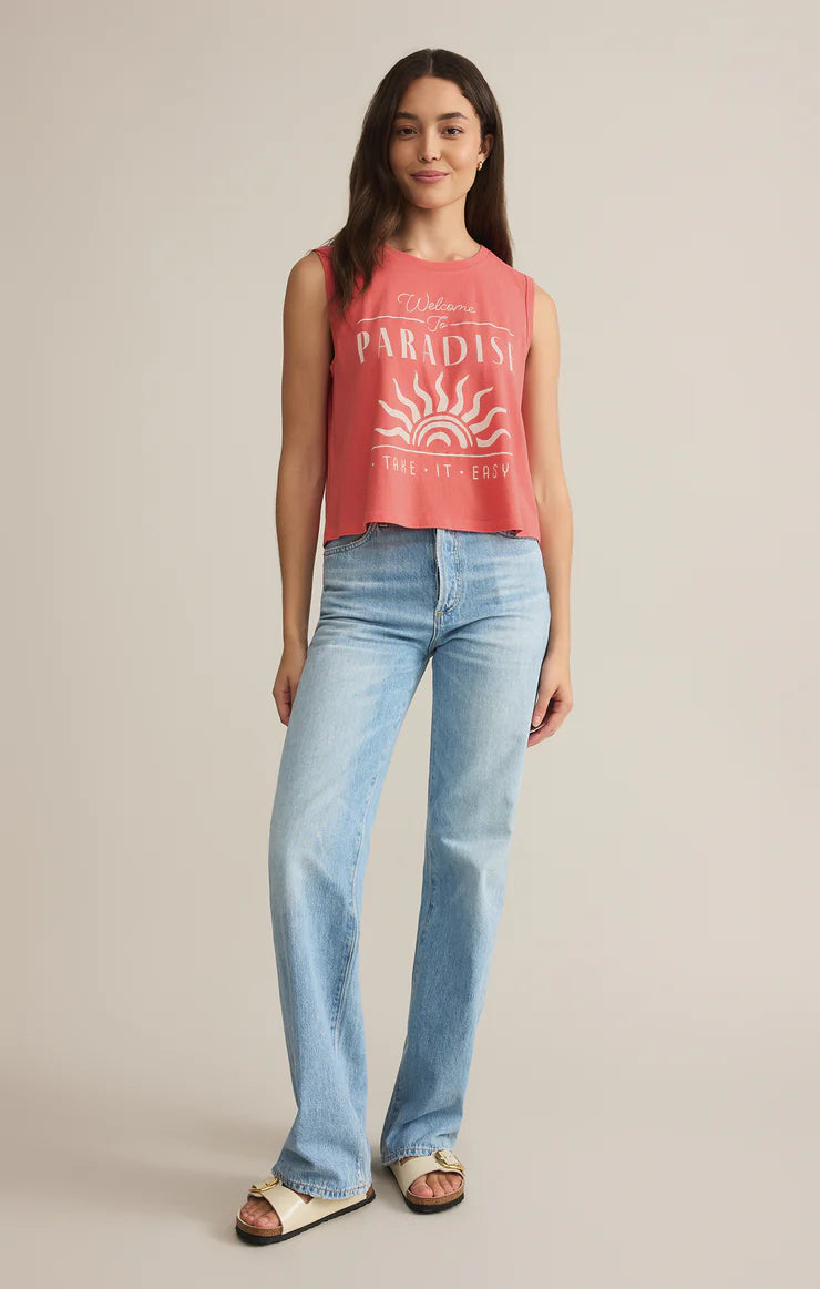 Paradise La Mer Tank - Sunset Pink - BAY WINDOW