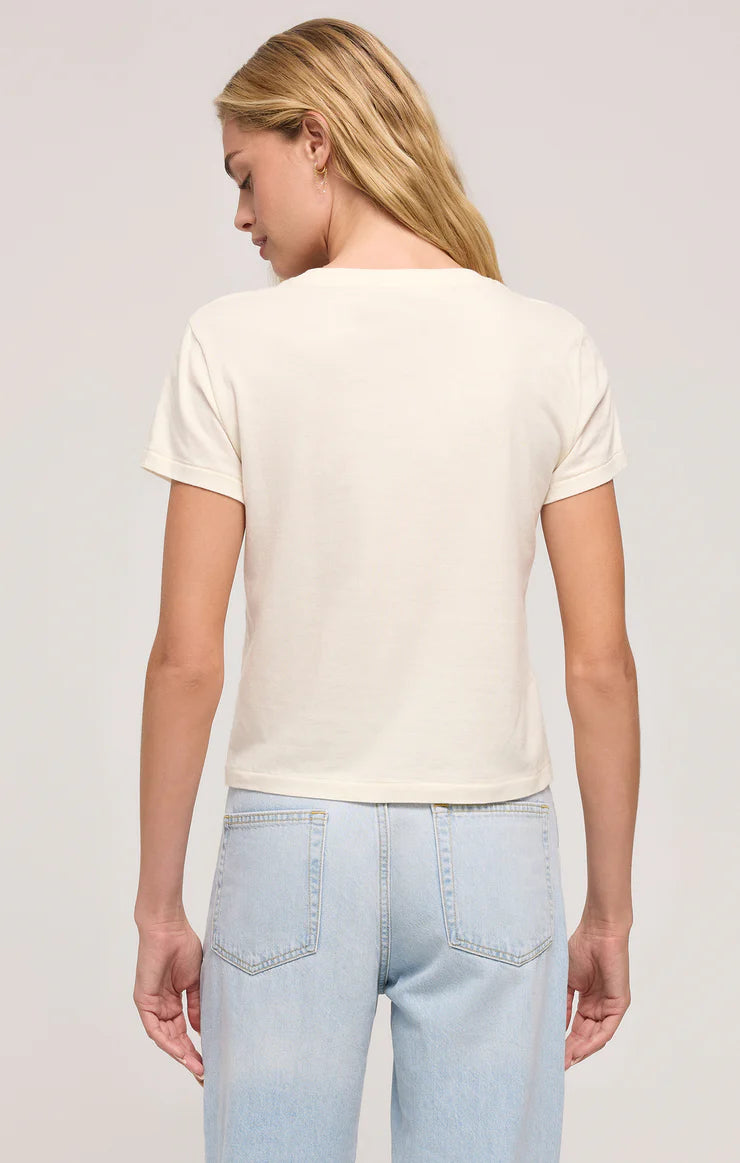 Anchor Tourist Tee - Sea Salt - BAY WINDOW