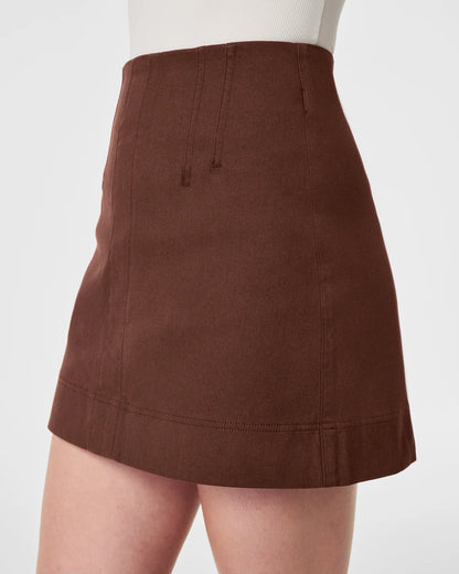 Stretch Twill Mini Skirt