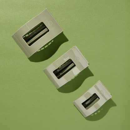 Flat Rectangle Large Hair Clip - BAY WINDOW