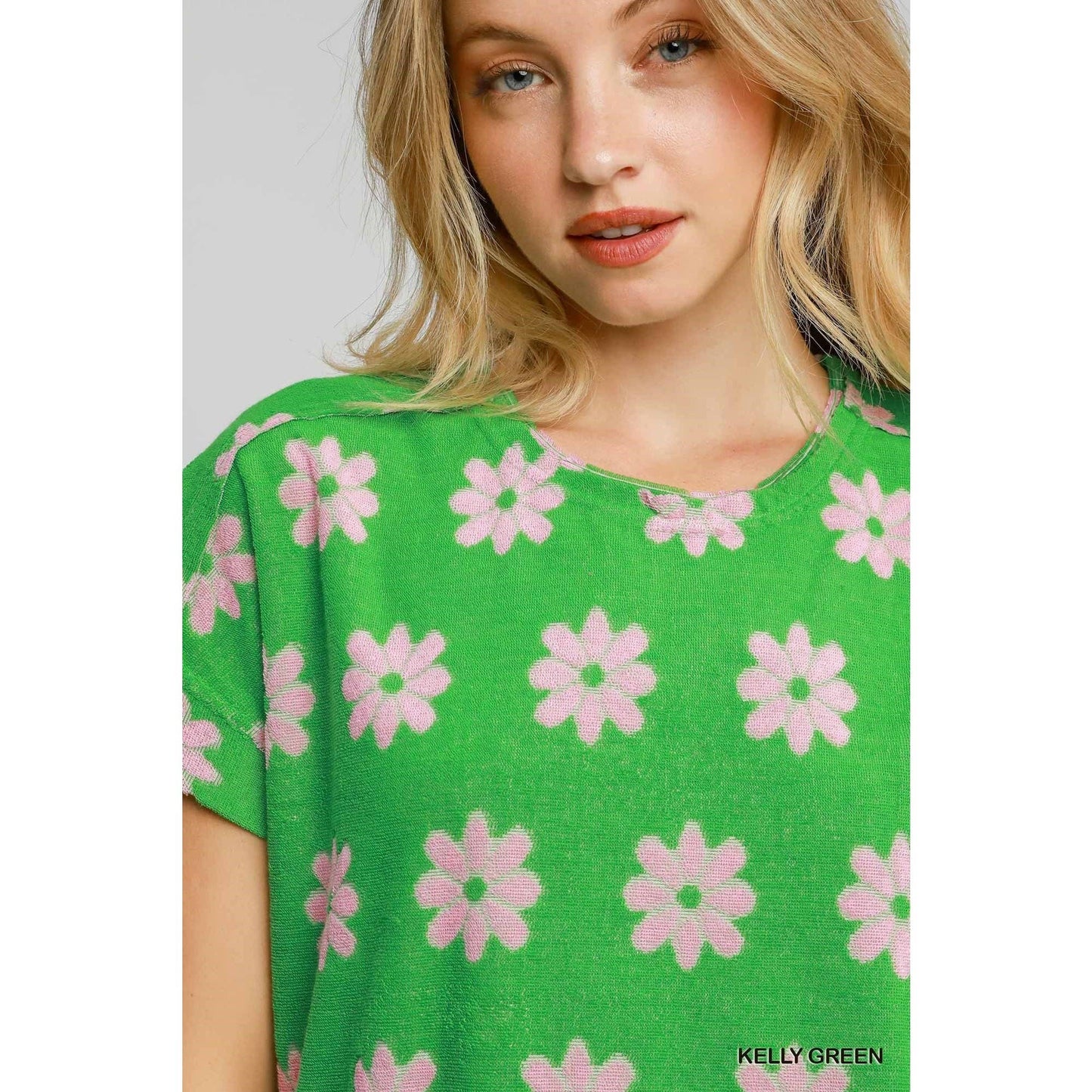 Floral Terry Cloth Short Dress