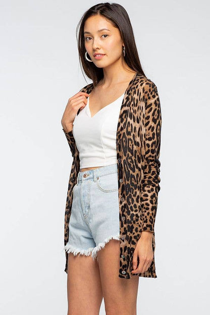 Leopard Cardigan