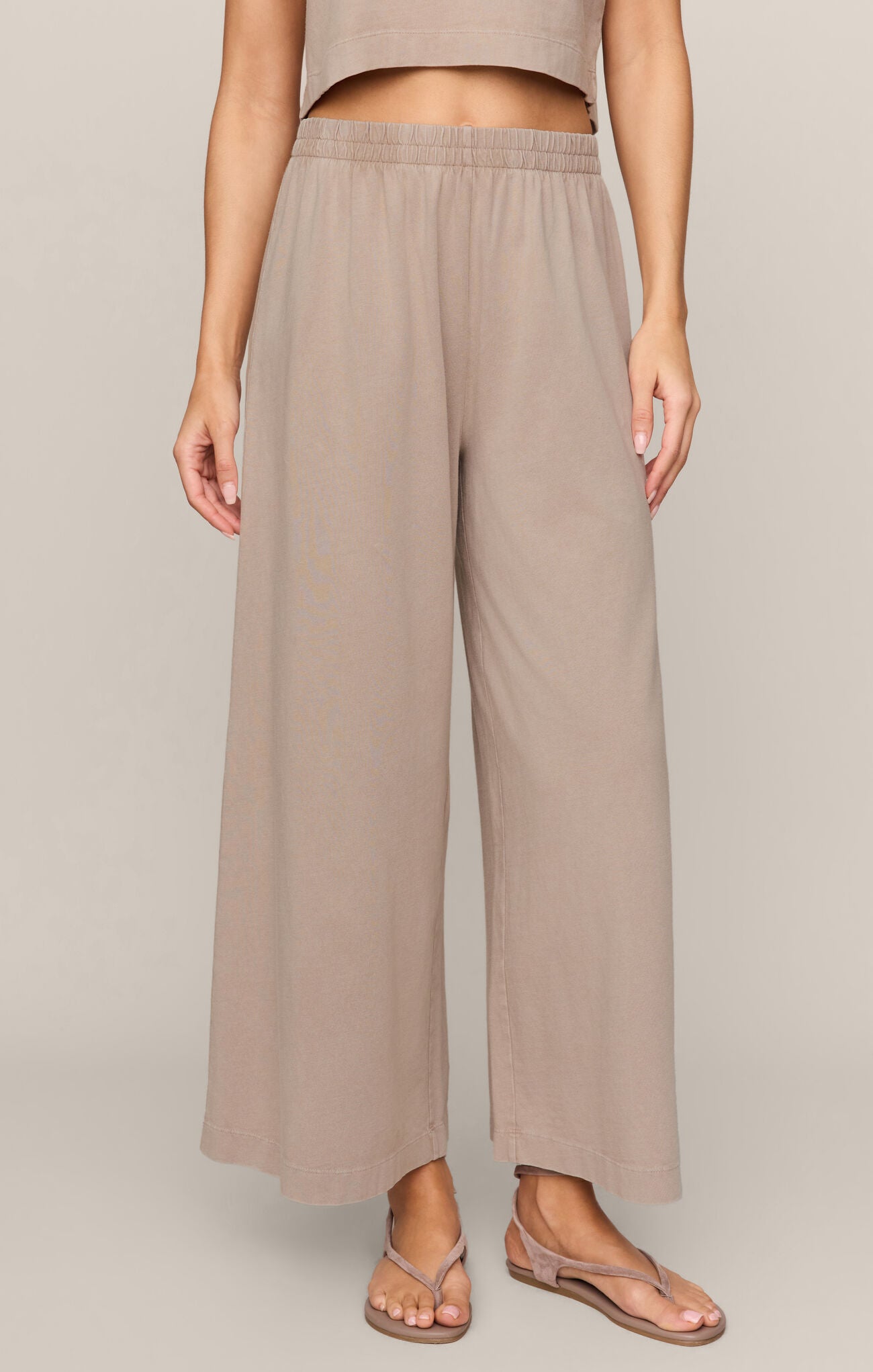 Scout Jersey Crop Flare Pant