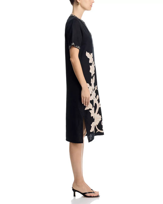 Henley Midi Dress - Henrik Black