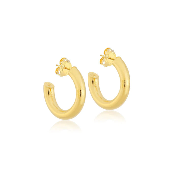 Thin Petite Chantal Hoops - BAY WINDOW