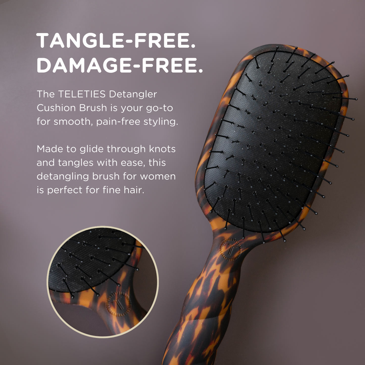 Detangler Hair Brush for Fine Hair