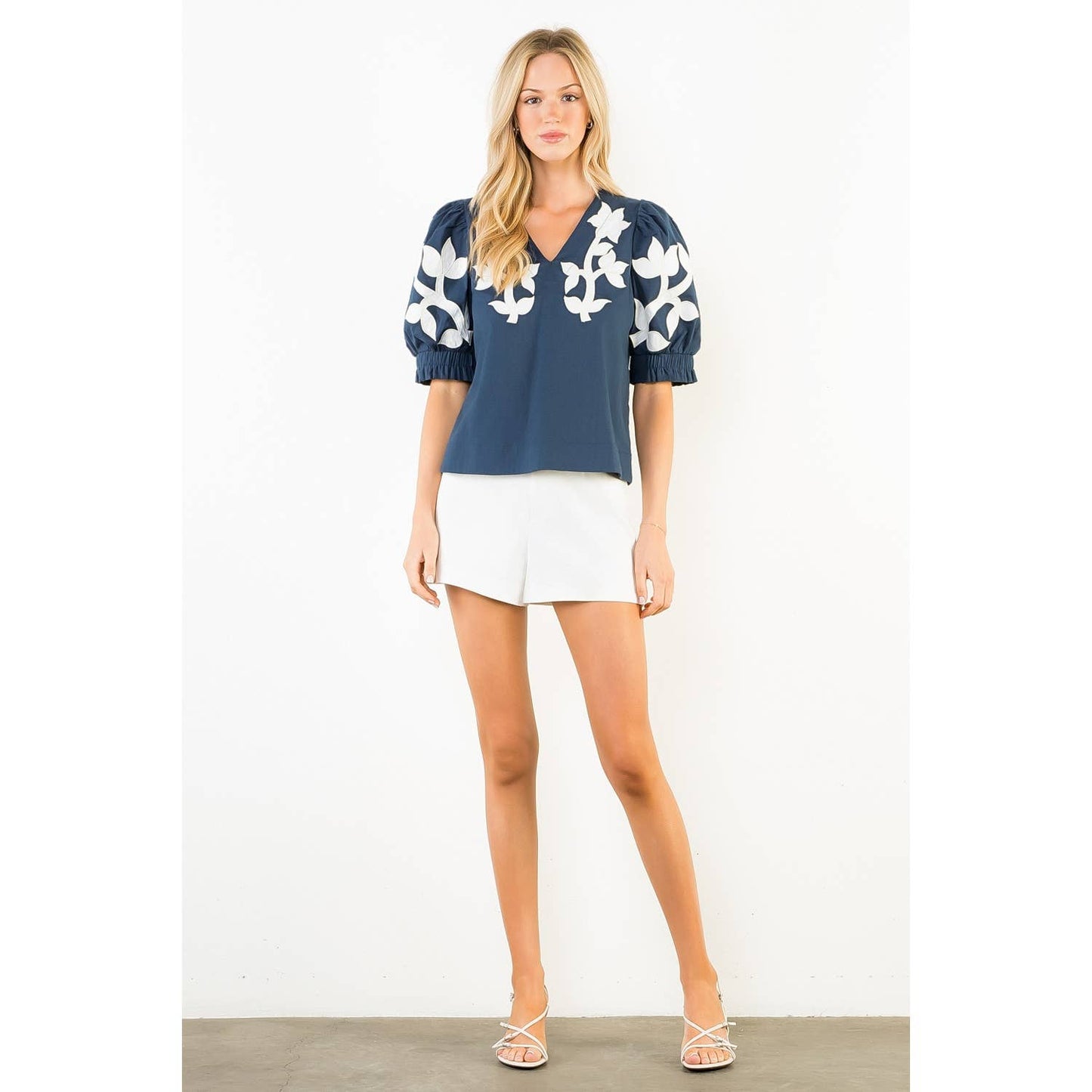 Peg Puff Sleeve Top