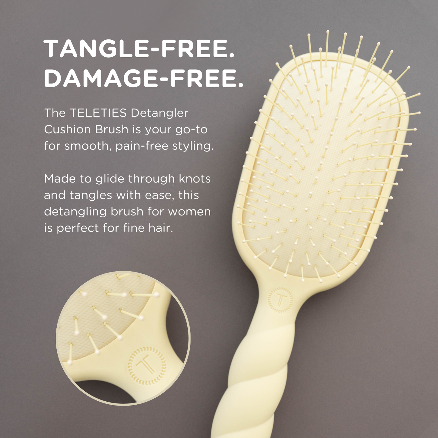 Detangler Hair Brush for Fine Hair