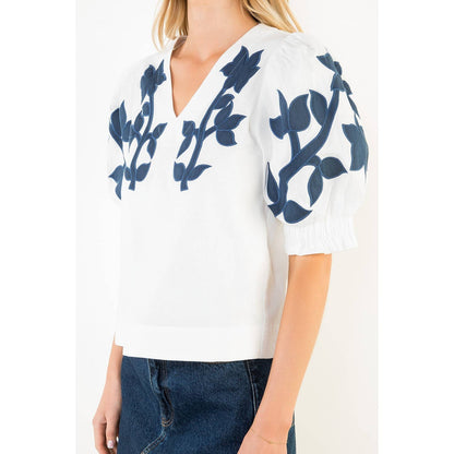 Peg Puff Sleeve Top