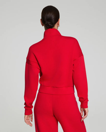 Spanx Airessentials Track Jacket - Spanx Red - BAY WINDOW