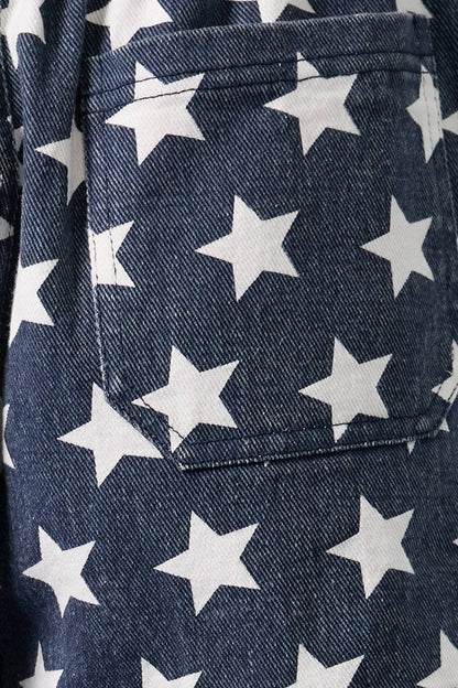 DRAWSTRING MID RISE SHORTS