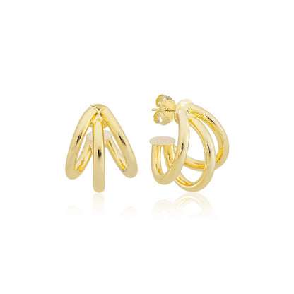 Small Triple Claire Hoops - BAY WINDOW