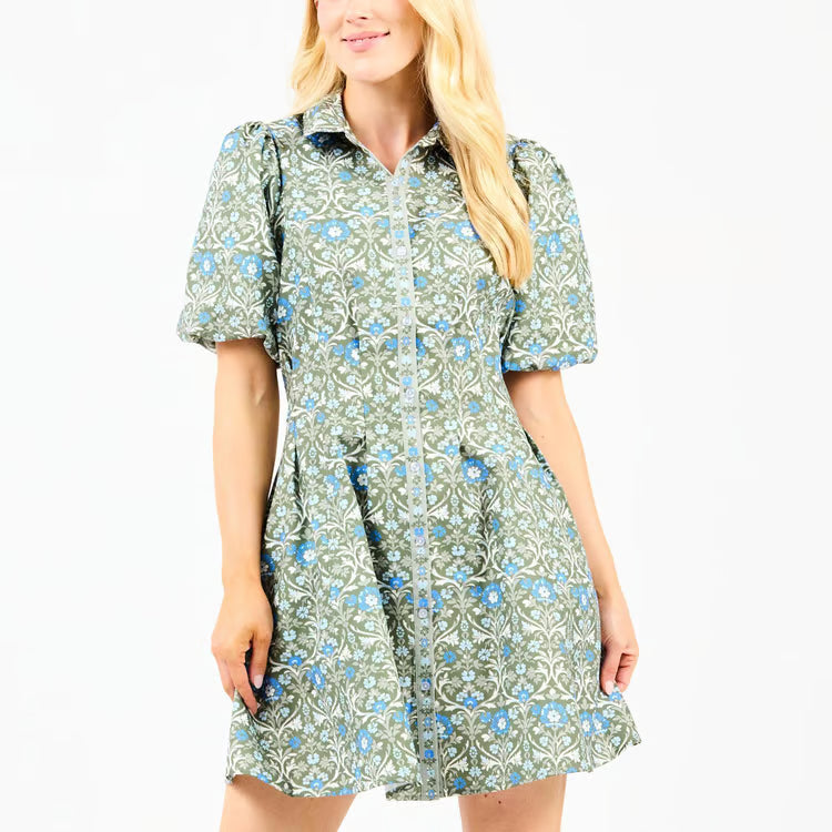 Rory Mini Ashdown Abbey Dress - Olive
