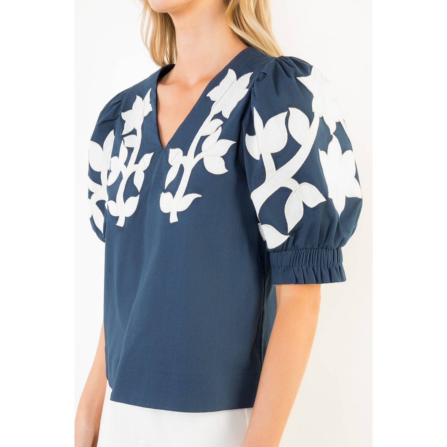 Peg Puff Sleeve Top