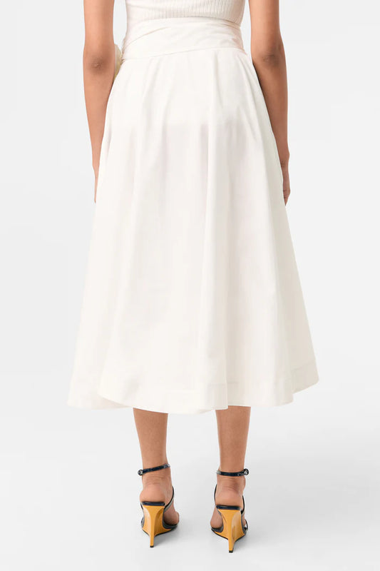 Amano Skirt - White - BAY WINDOW