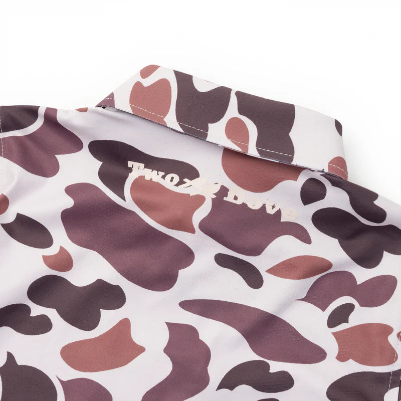 Youth Golf Polo - Boone Vintage Camo - BAY WINDOW