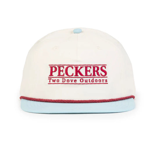 Peckers Hat - Tan/Blue