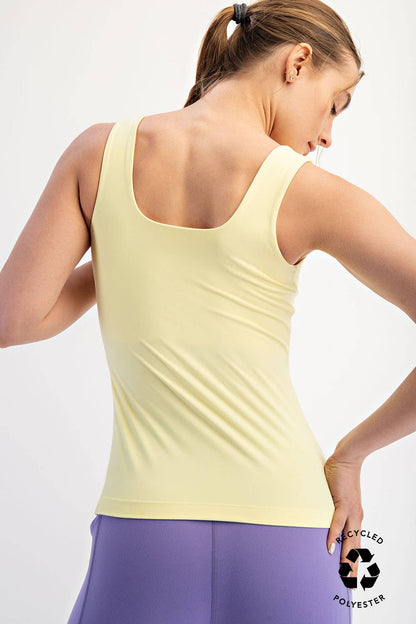 Butter Fabric Square Tank Top