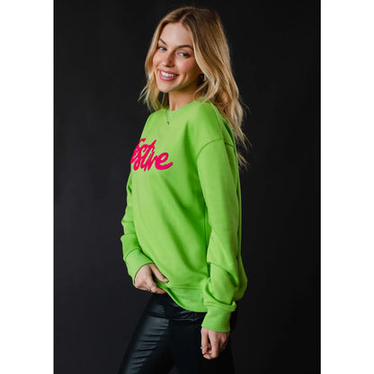 Green Festive Sweatshirt